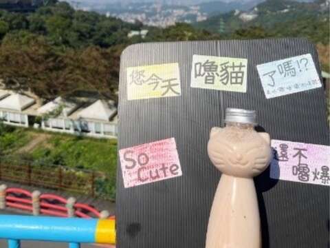 貓貓飲品(圖片來源：臺北大眾捷運股份有限公司)