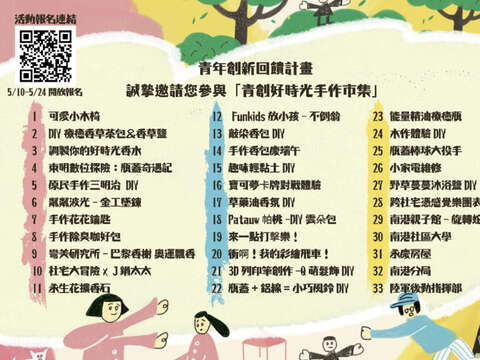 6月1日於南港瓶蓋工廠舉辦「青創好時光手作市集」活動(圖片來源:臺北市政府都市發展局)