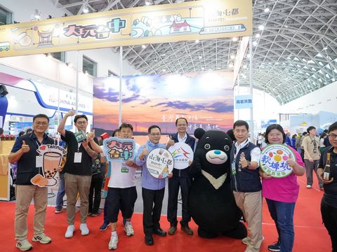 臺北市政府觀光傳播局專門委員沈永華與臺中市政府互訪交流。(圖片來源：臺北市政府觀光傳播局)