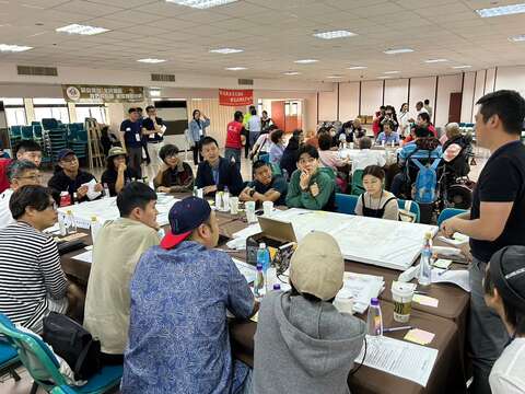 113年3月30日「內湖污水處理廠附設休閒運動公園整體環境改造統包工程」工作坊(圖片來源：臺北市政府工務局衛生下水道工程處)