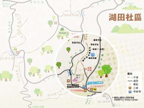 湖田社區地圖(圖片來源：臺北市政府工務局大地工程處)