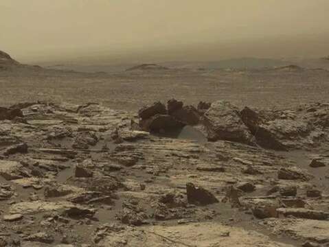 火星早期湖泊中可能含有微生物(圖片來源：臺北市立天文科學教育館)
