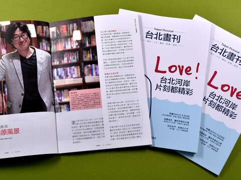 7月號《台北畫刊》專訪曾獲日本大眾文學最高榮譽「直木賞」肯定的台裔作家東山彰良