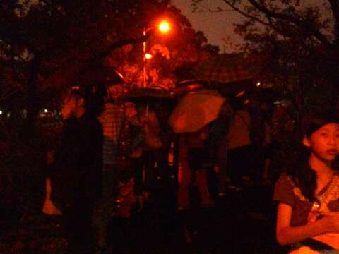 圖6.民眾踴躍參與夜間賞螢活動