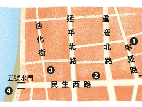 大稻埕地圖