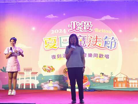 臺北市政府林奕華副市長致詞(圖片來源：臺北市商業處)