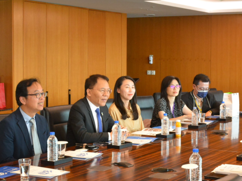 KOTFA於會中表示將透過多元通路推廣北臺觀光(圖片來源：臺北市政府觀光傳播局)