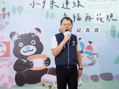 觀傳局長王秋冬邀請大家持活動套票暢遊士林北投，優惠折扣讓大家花最少、享最大幸福感(圖片來源：臺北市政府觀光傳播局)