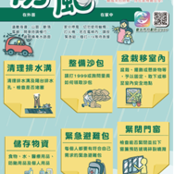 防颱準備中