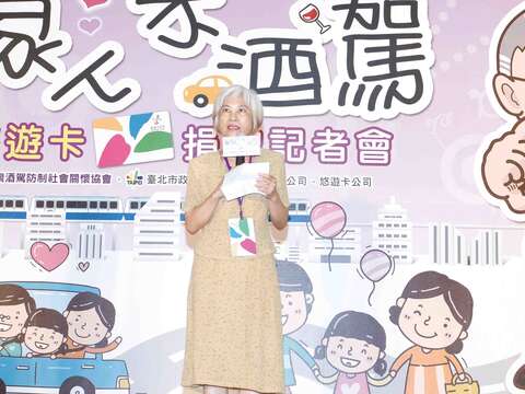 臺灣酒駕防制社會關懷協會理事長陳敏香。(潘俊霖攝)