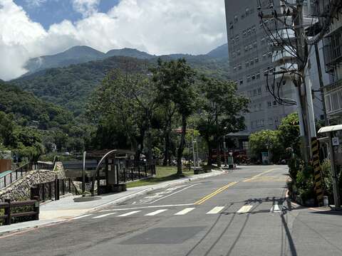 集合地點貴子坑水土保持園區公車站(圖片來源：臺北市政府工務局大地工程處)