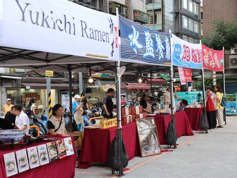「2024條通屋台祭」屋台市集(圖片來源：臺北市商業處)