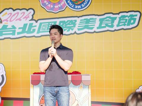 蔣市長致詞(圖片來源：臺北市商業處)