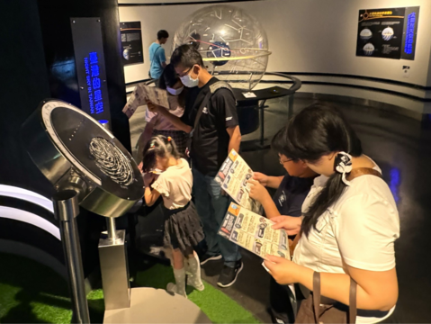 113年第二季宇宙尋寶地圖(圖片來源：臺北市立天文科學教育館)