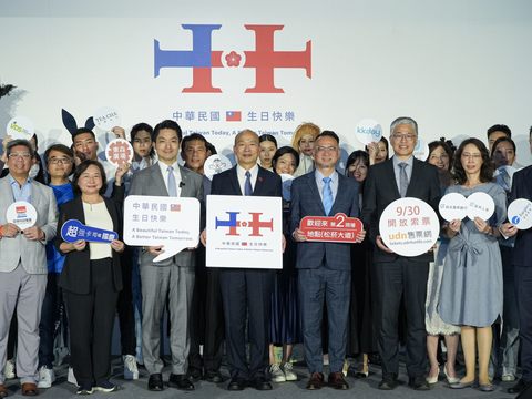 國慶晚會合作單位貴賓。(圖片來源：臺北市政府觀光傳播局)