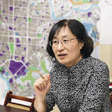 交通局局長鍾慧諭希望將自己20多年的交通專業貢獻給台北這座城市。（劉佳雯攝）