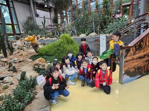 多肉植物區打卡熱點(圖片來源：臺北市政府工務局公園路燈工程管理處)