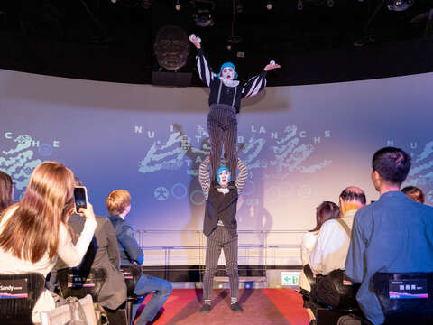 開場演出由「創造焦點」演出《小丑八怪》(圖片來源：臺北市政府文化局)