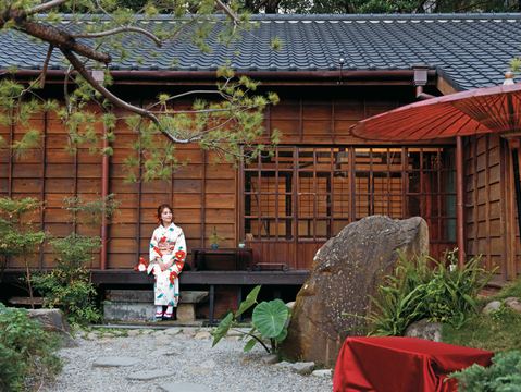 日式建築群「榕錦時光生活園區」為市區中的生活休閒園地。（攝影／葉琳喬）
