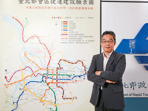 台北市捷運工程局局長鄭德發分享首都環狀線願景。(攝影/杭大鵬)