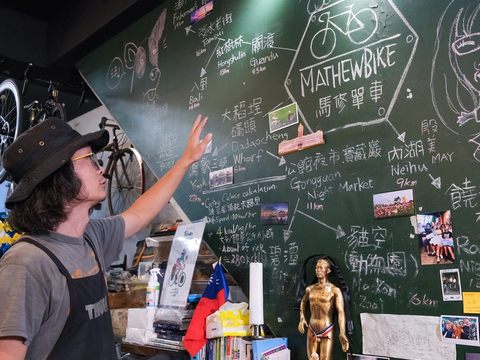 想知道臺北單車旅遊如何規劃，到馬修單車借問站借問(圖片來源：臺北市政府觀光傳播局)
