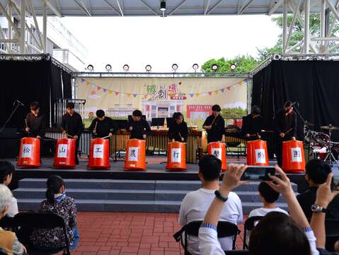 台北客家收冬曲-松山工農打擊樂團(圖片來源：臺北市政府客家事務委員會)