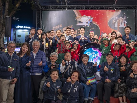 「2024臺北耶誕愛無限」活動正式開跑。(圖片來源：臺北市政府觀光傳播局)