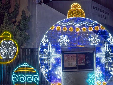 五大燈區即日起至114年1月1日每天晚上17時至22時亮燈。(圖片來源：臺北市政府觀光傳播局)