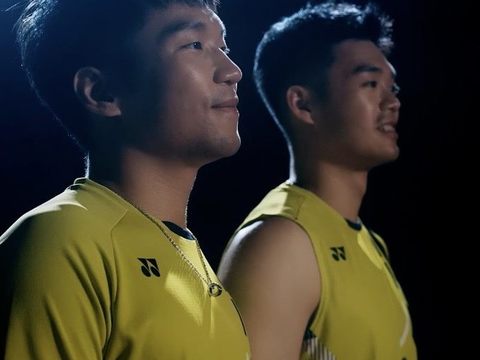 2024巴黎奧運金牌組合李洋與王齊麟驚喜現身「2025臺北最High新年城」形象影片。(圖片來源:臺北市政府觀光傳播局)