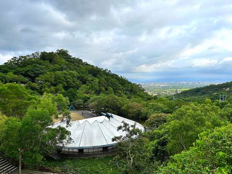 貴子坑露營場遠眺一景(圖片來源：臺北市政府工務局大地工程處)