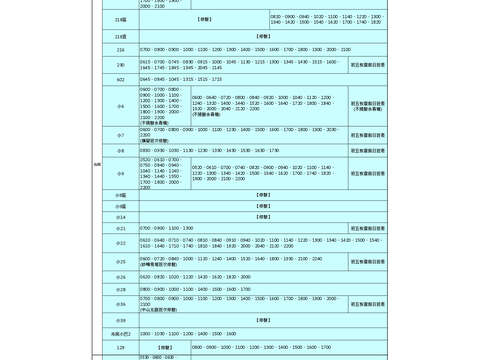 114年春節期間大南汽車核定班次(圖片來源：臺北市政府觀光傳播局)