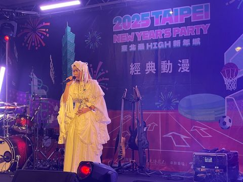 多元舞臺忠信廣場以經典動漫為主題。(圖片來源：臺北市政府觀光傳播局)