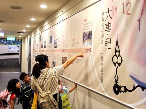 透過知性展覽與紀念拍貼照活動，讓民眾與台北探索館進行道別。(圖片來源：臺北市政府觀光傳播局)