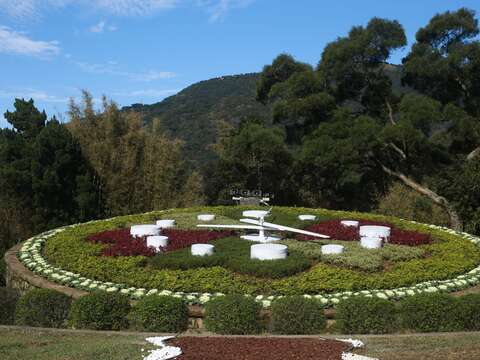 陽明公園花鐘(圖片來源：臺北市政府工務局公園路燈工程管理處)