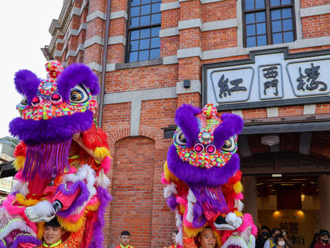 西門紅樓114年新春舞獅主題活動(照片西門紅樓提供)