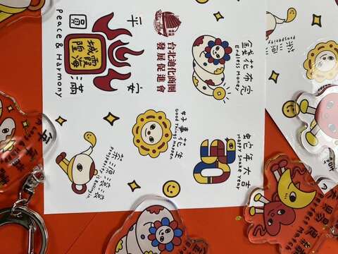 首次加入商圈官方LINE，還有機會獲得貼紙或鑰匙圈(圖片來源：臺北市商業處)