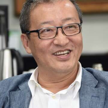 悠遊卡投資控股公司董事長林向愷全力支持防酒駕理念。(劉佳雯攝)