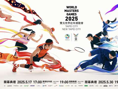 2025雙北世壯運主視覺(圖片來源：臺北市政府文化局)