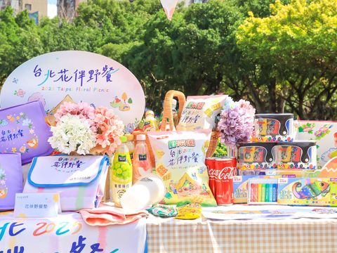 2025台北花伴野餐活動現場有多樣好康商品可兌換(圖片來源：臺北市政府觀光傳播局)
