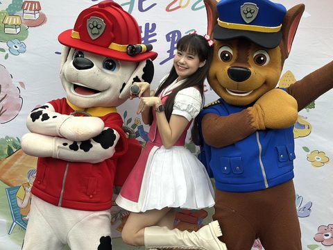 汪汪隊立大功「阿奇」和「毛毛」驚喜現身粉絲見面會，與水晶姐姐一同唱跳，High翻全場(圖片來源：臺北市政府觀光傳播局)