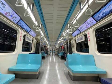 世壯運宣傳(數位列車)(圖片來源：臺北大眾捷運股份有限公司)