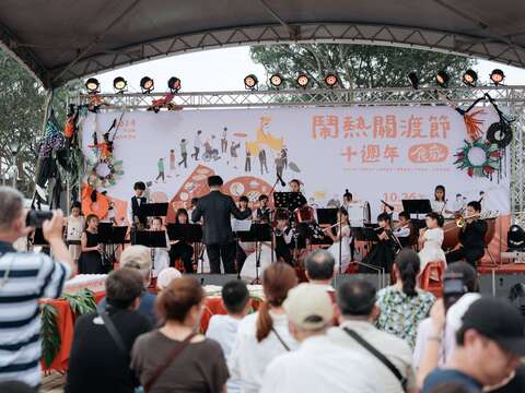 「2024鬧熱關渡節」結合在地團體推出特色活動，吸引民眾前往關渡地區共襄盛舉。(財團法人臺北市關渡文化藝術基金會提供)