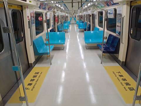 中和新蘆線空間優化列車(圖片來源：臺北大眾捷運股份有限公司)