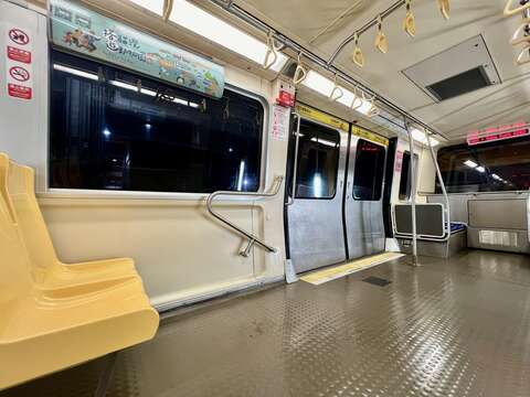 文湖線空間優化列車(圖片來源：臺北大眾捷運股份有限公司)