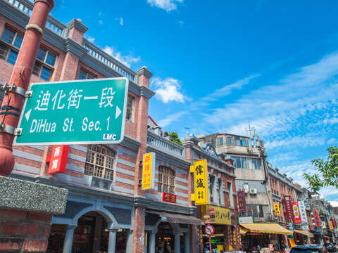 迪化街一帶曾因茶葉貿易而盛極一時。(施純泰攝)