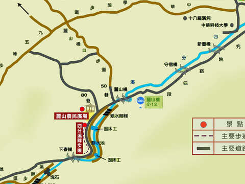 四分溪地圖