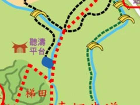 青楓步道路線圖