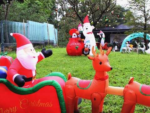 動物園布偶造景-聖誕活動