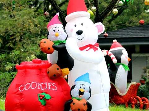 動物園布偶造景-聖誕活動