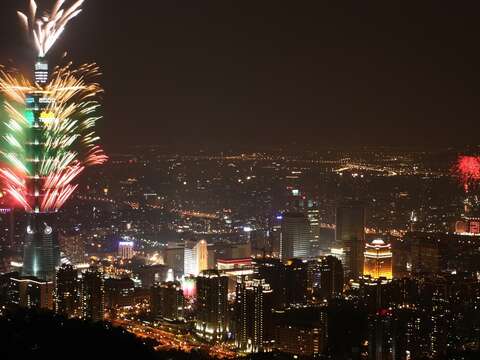 每年台北101的跨年煙火秀，吸引著全世界目光，呈現繽紛燦爛的台北城。（圖／Shutterstock提供）